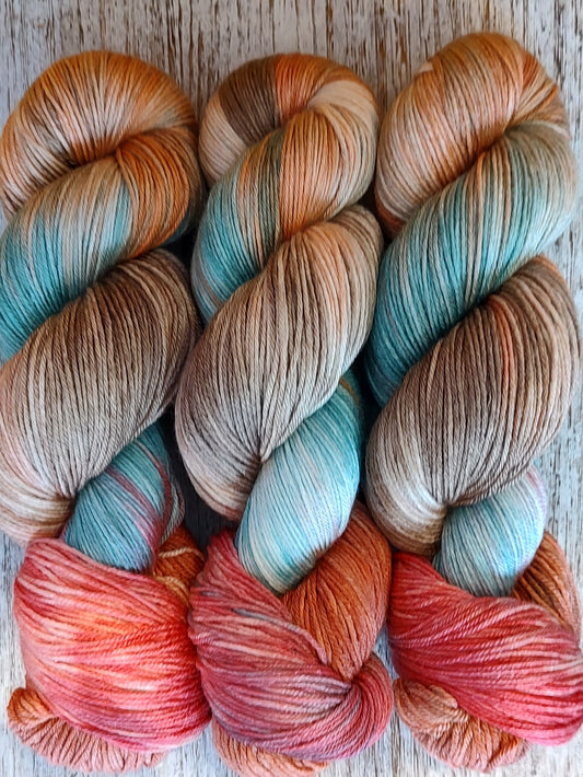 Merino & Silk 4 ply - hand-dyed