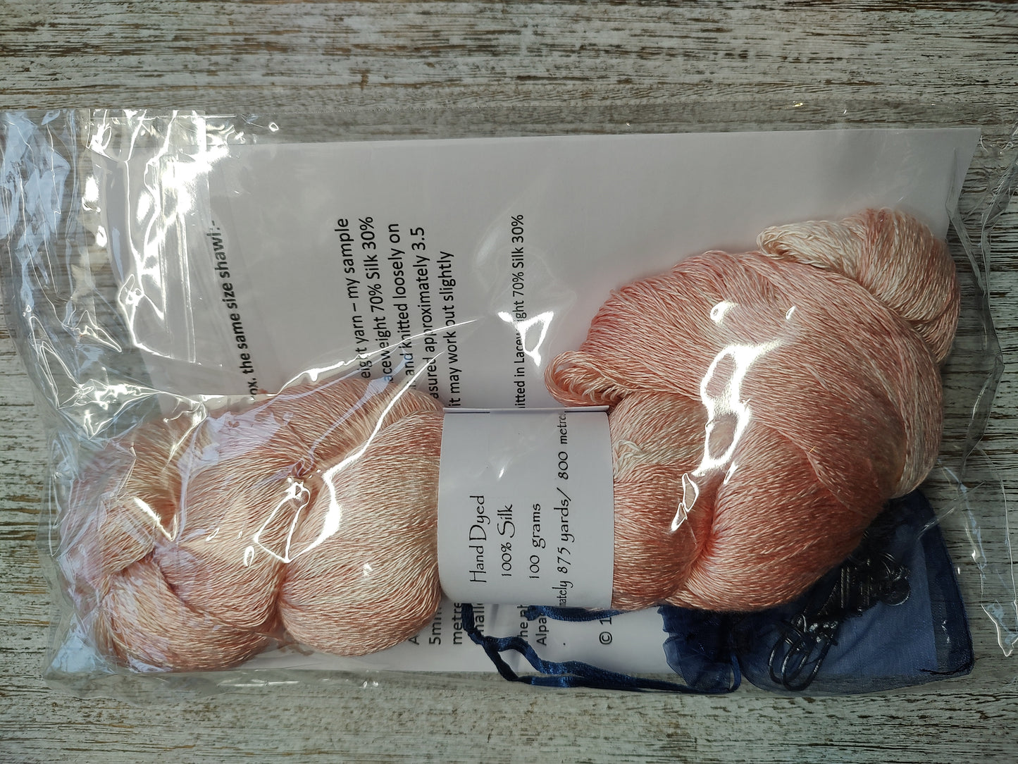 Dragon Spine Shawl knitting kit