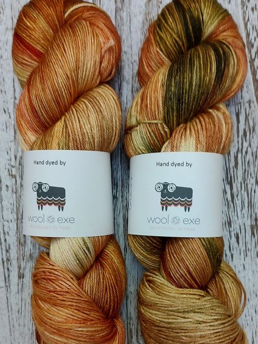 Merino & Silk 4 ply - hand-dyed