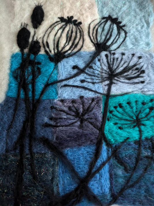 Needlefelt Art: Felted Seed Heads